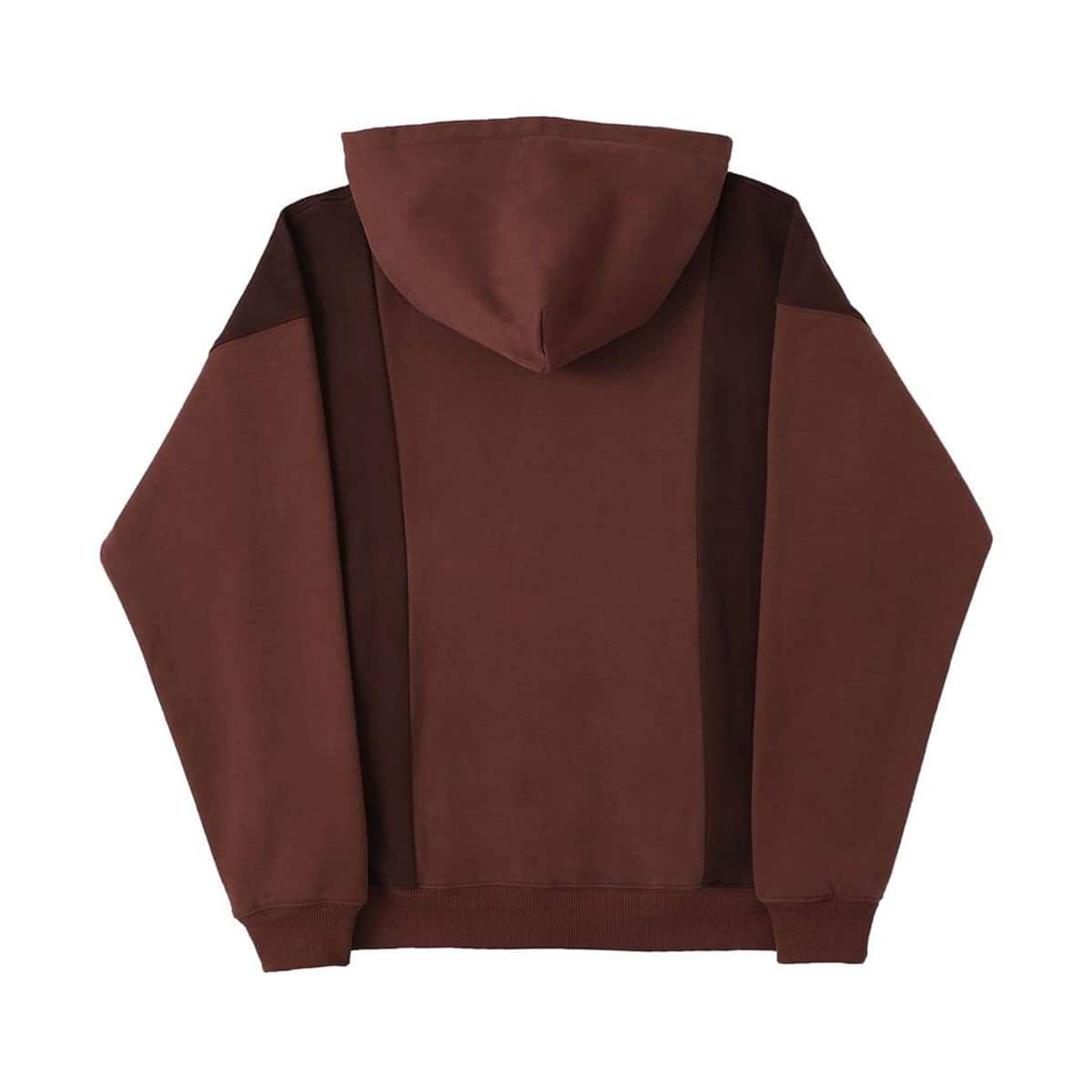 SUPPLIER BICOLOR PANEL HOODIE BROWN 21FA-I