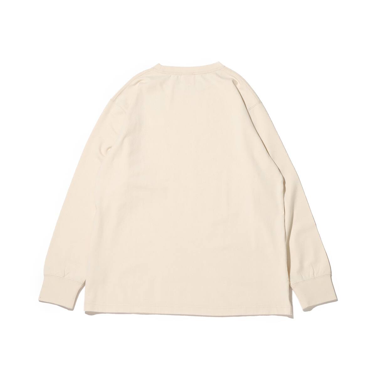 snow peak Recycled Cotton Heavy L/S T shirt Ecruの画像