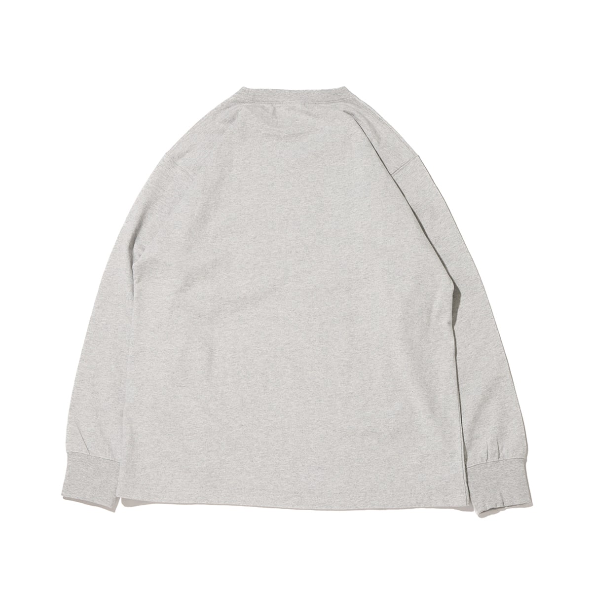 snow peak Recycled Cotton Heavy L/S T shirt M.greyの画像