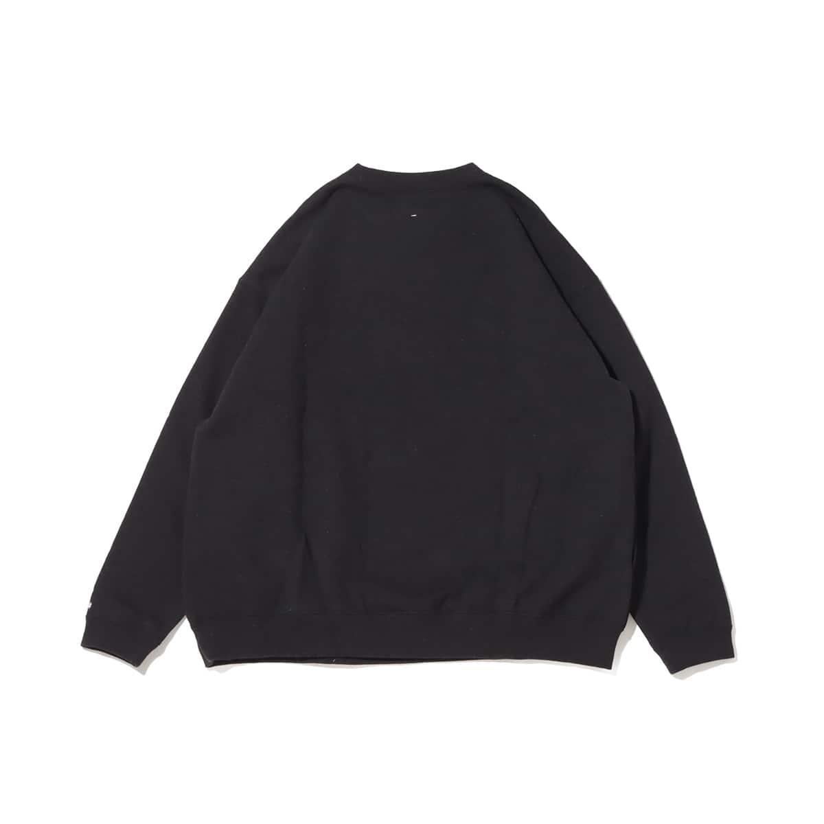 snow peak Recycled Cotton Sweat Crewneck Blackの画像