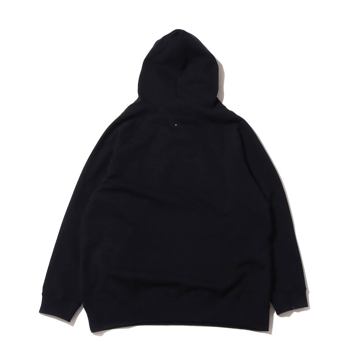 snow peak Recycled Cotton Pullover Hoodie Black 22FA-Iの画像