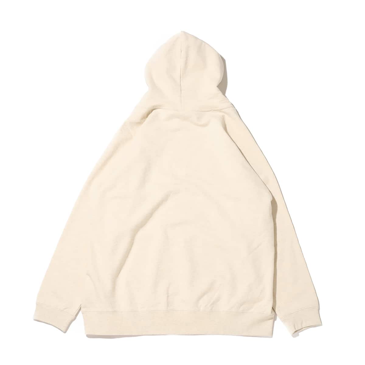 snow peak Recycled Cotton Pullover Hoodie Oatmealの画像