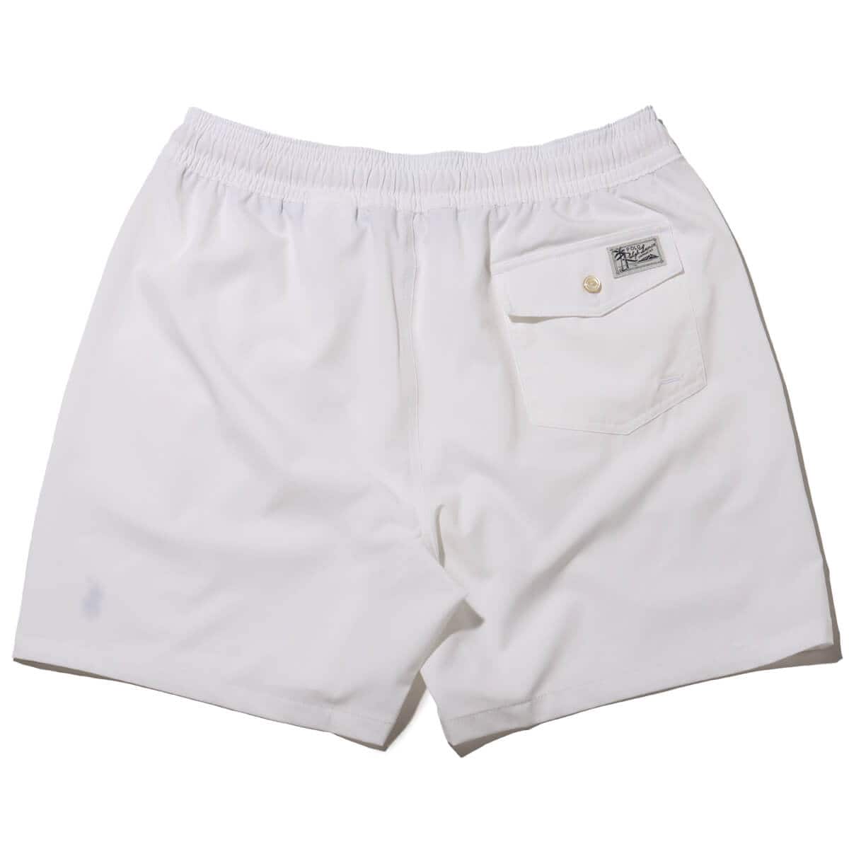 POLO RALPH LAUREN TRAVELER SWIM SHORT WHITE の画像