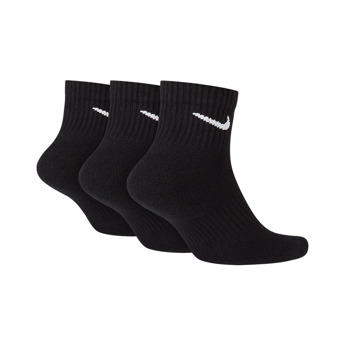 NIKE U NK EVERYDAY CUSH ANKLE 3PR BLACK/WHITEの画像