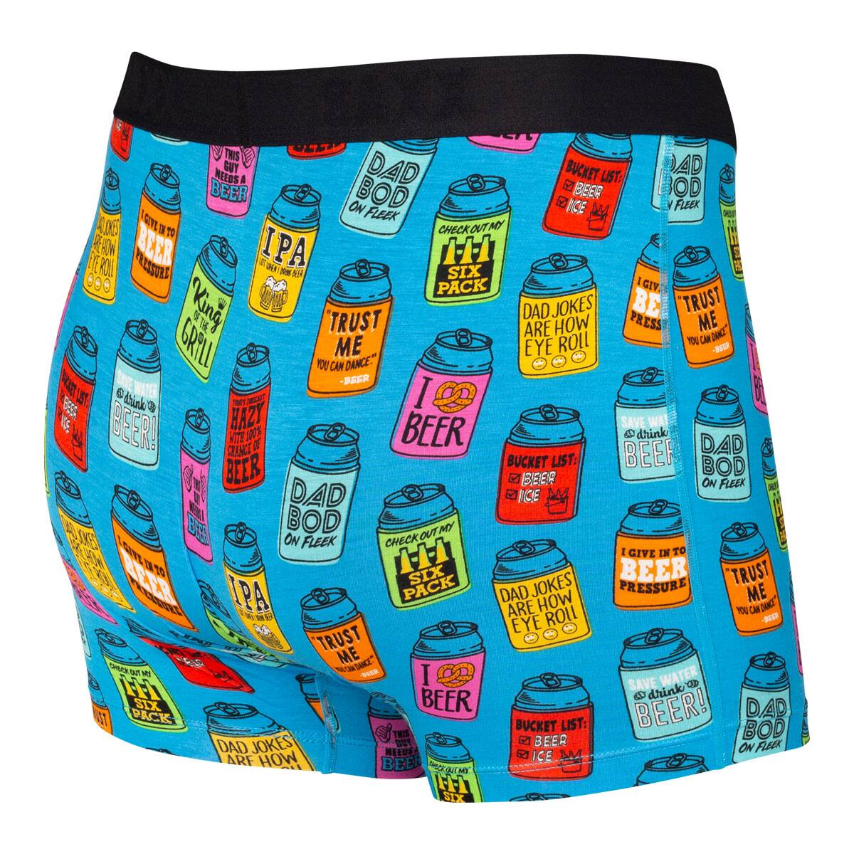 SAXX VIBE BOXER BRIEF BLUE DAD JOKE KOOZIES 21SPI