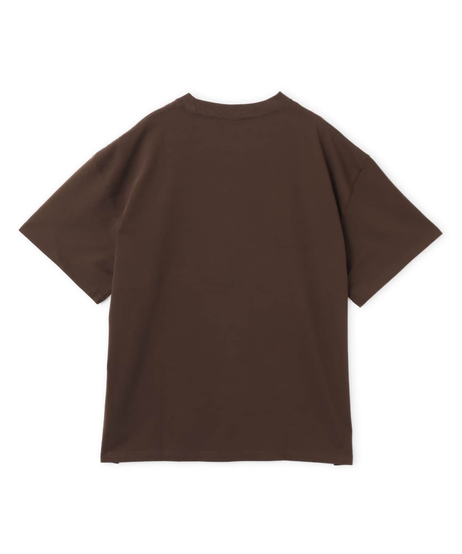 BRAIN DEAD YING YANG RUN T-SHIRT BROWNの画像