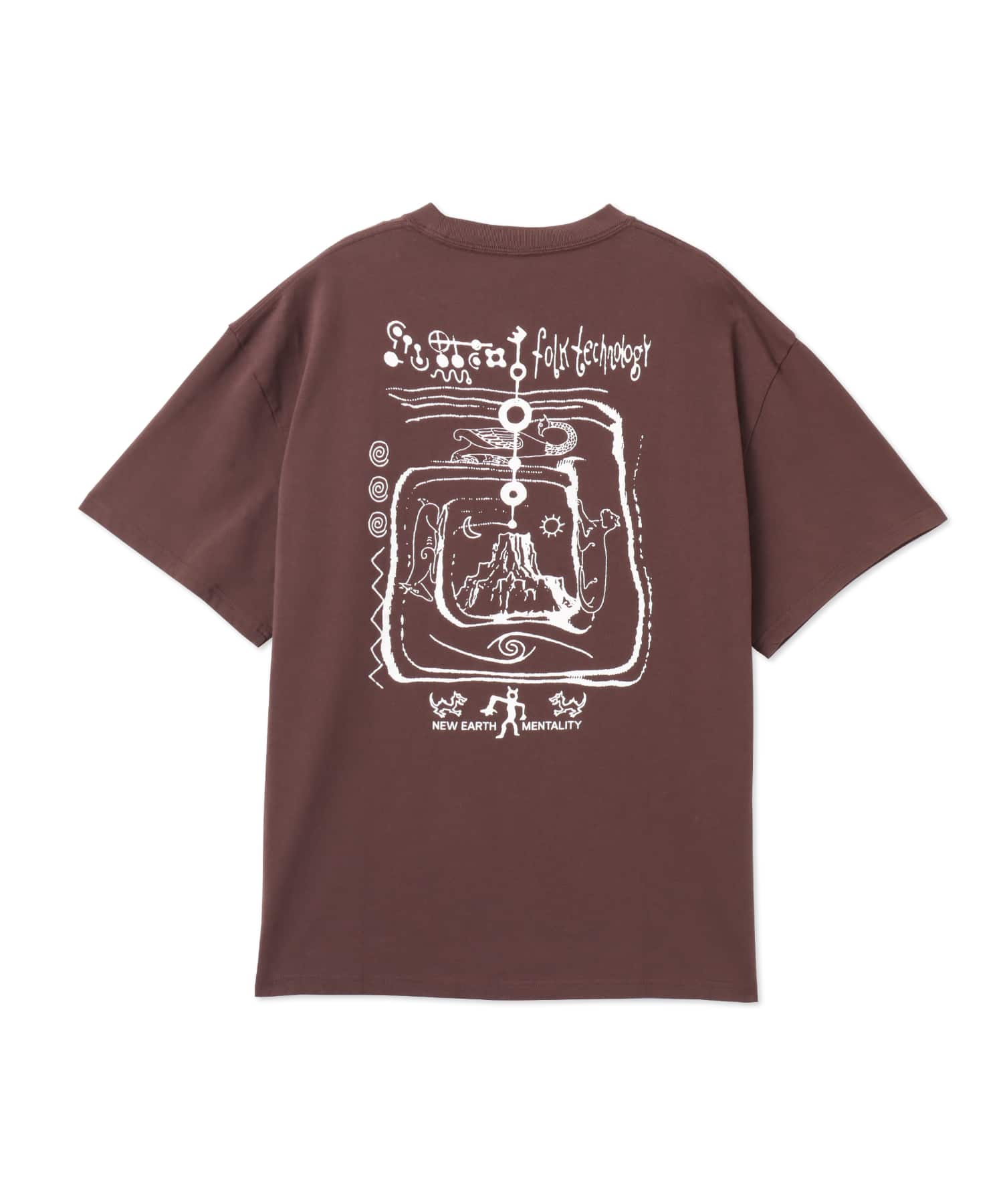 BRAIN DEAD ANCIENT KNOWLEDGE T-SHIRT BERRYの画像