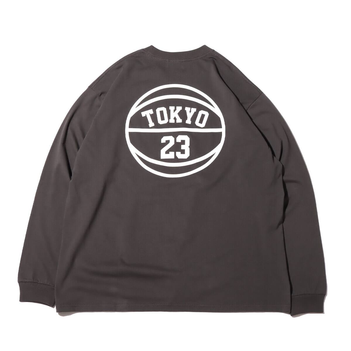 TOKYO 23 x LATTEST LOGO LS TEE GRAPHITE 21FW-I（トウキョウ23