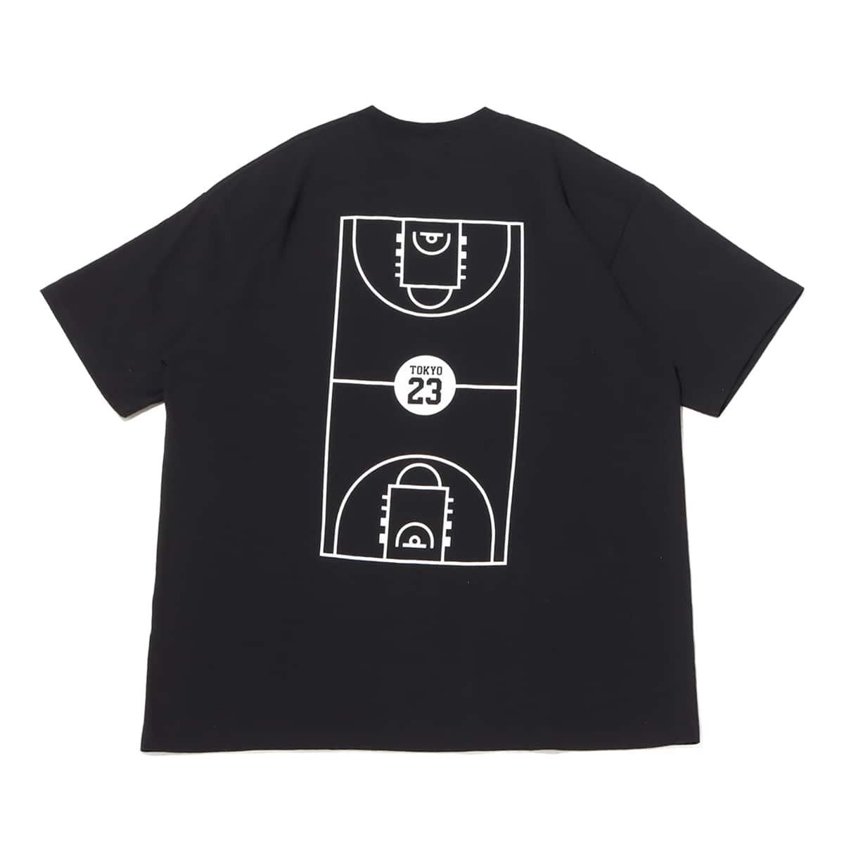 TOKYO 23 FULL COURT TEE BLACK 23SS-Sの画像
