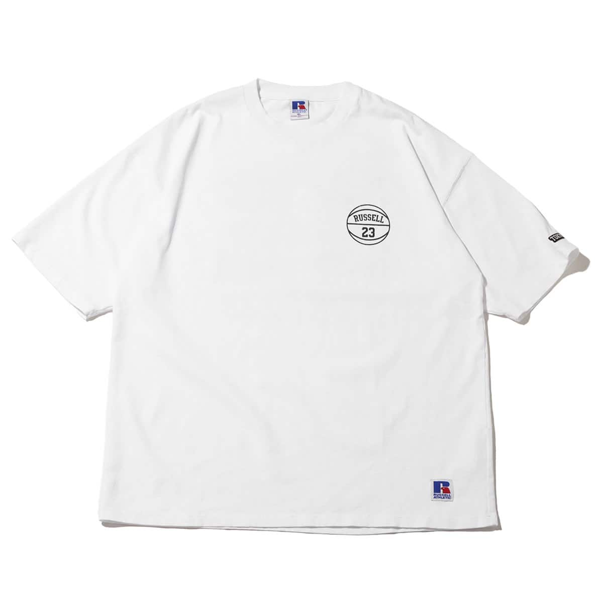 TOKYO 23 x RUSSELL ATHLETIC AGING WASH TEE OFF WHITE 23SS-S