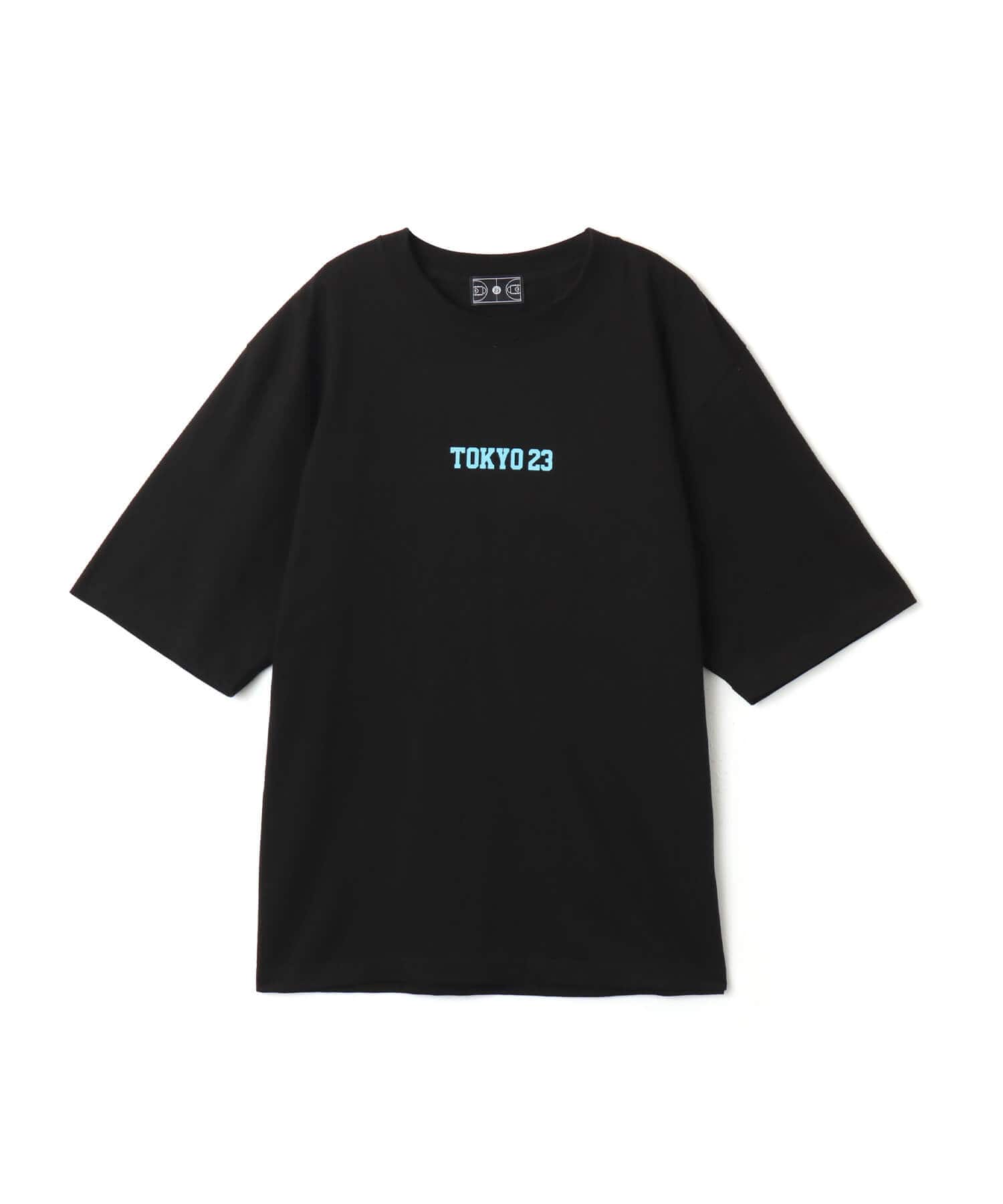 TOKYO23 FULL COURT TEE BLACK X BLUEの画像