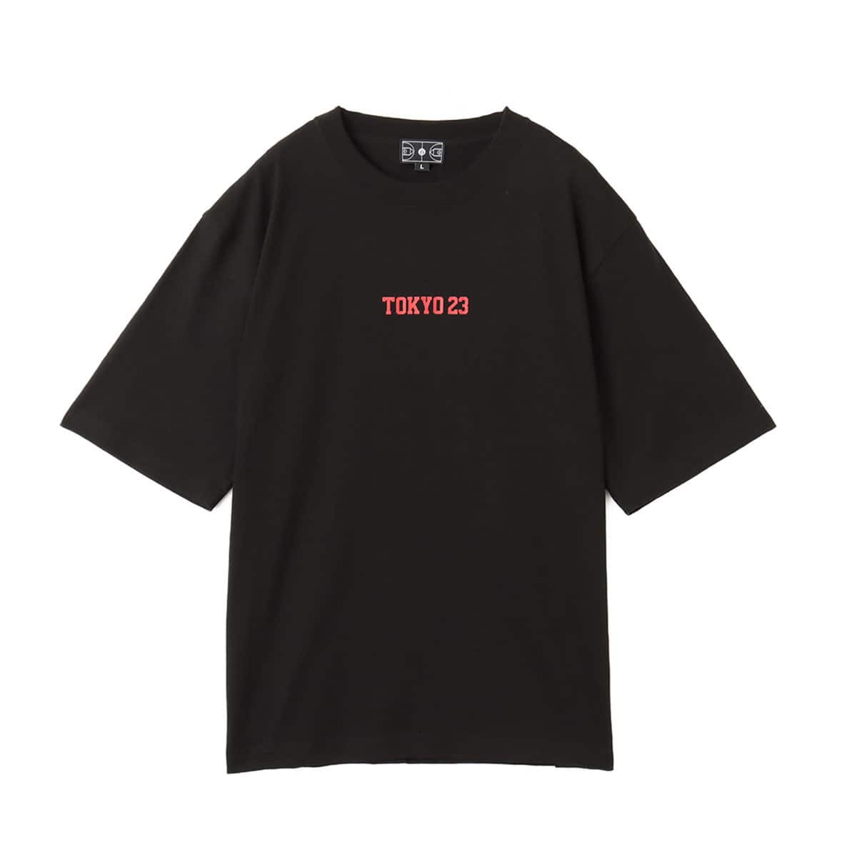 TOKYO 23 FULL COURT TEE BLACK & REDの画像