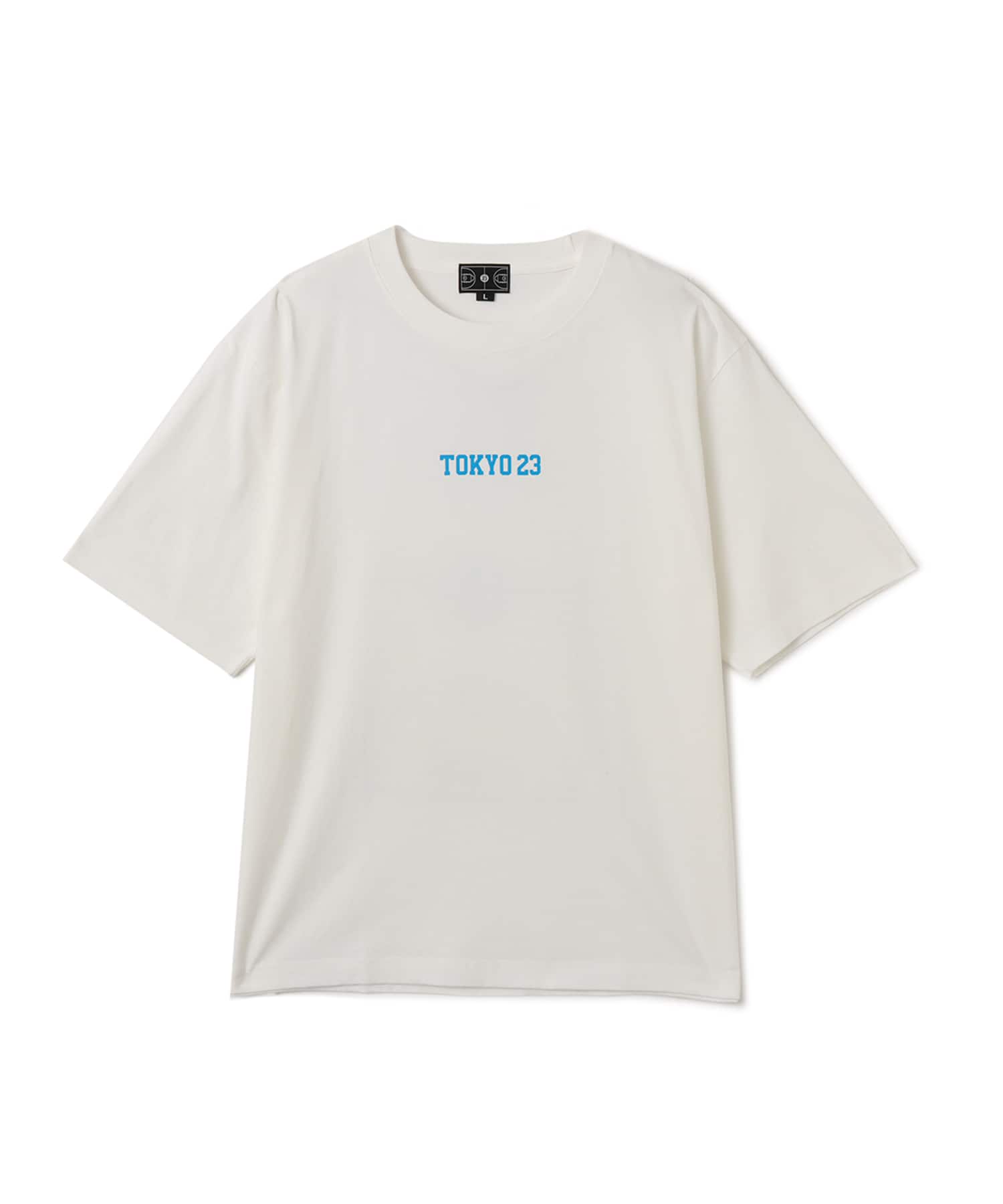 TOKYO 23 FULL COURT TEE WHITE X BLUEの画像