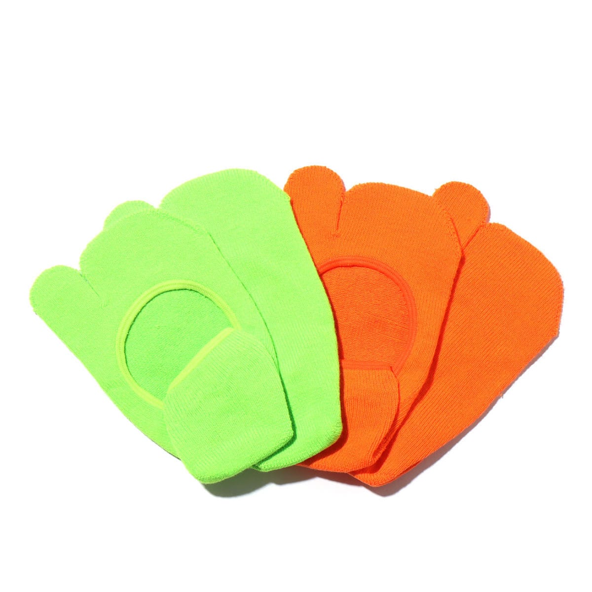 tabibito 足袋フットカバー GREEN/ORANGE 20SU-Iの画像