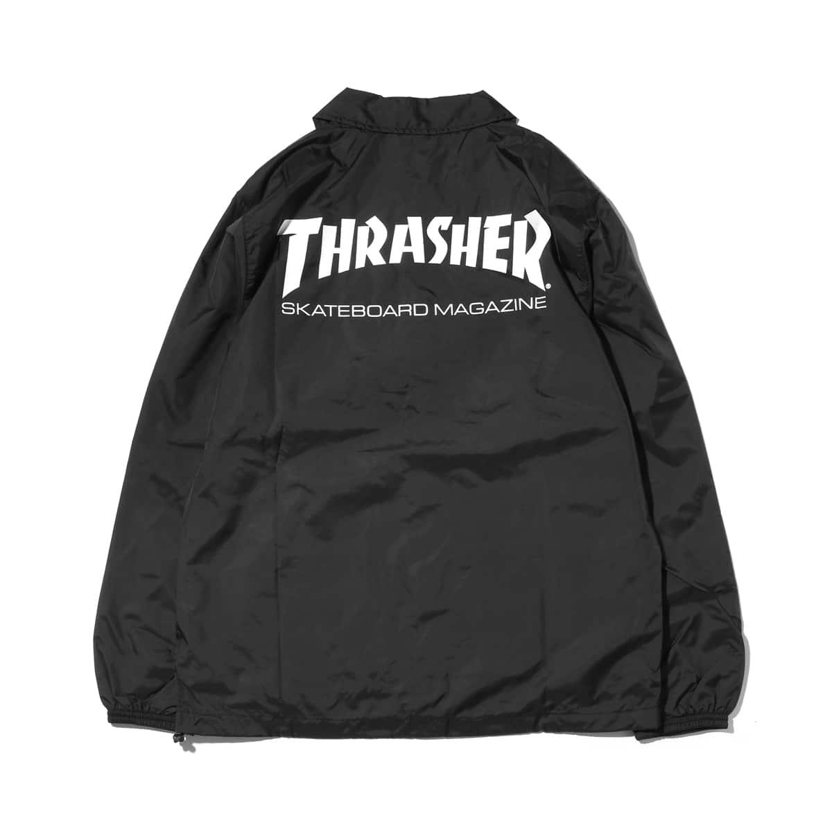 THRASHER MAG LOGO COACH JACKETBLACK/BURGUNDY 18FW-Iの画像