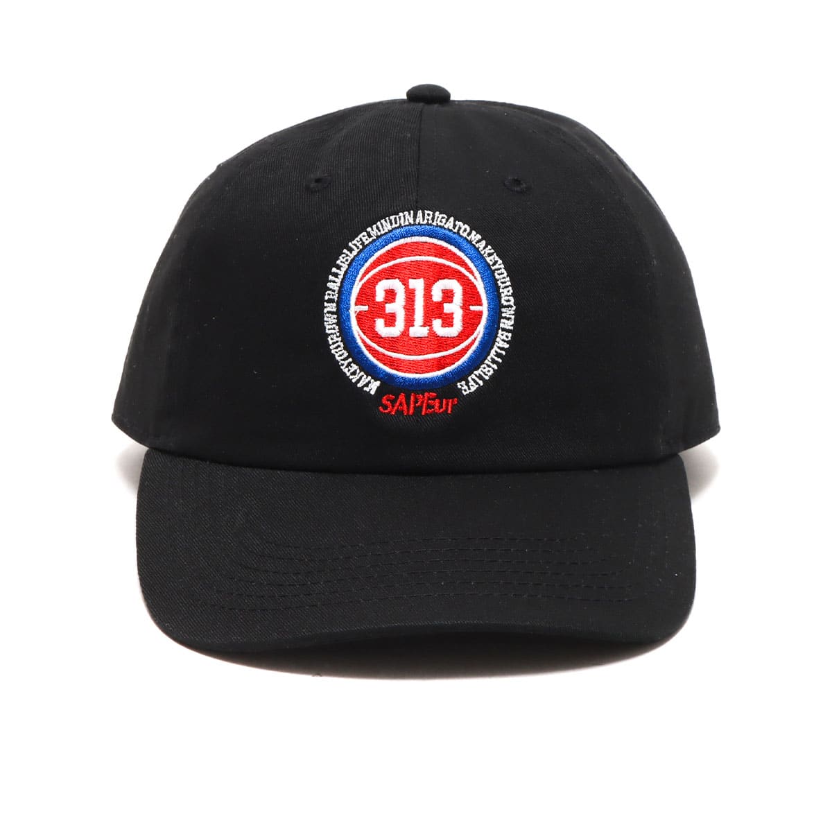 THE NETWORK BUSINESS x SAPEur DETROIT CAP BLACK 22SU-I