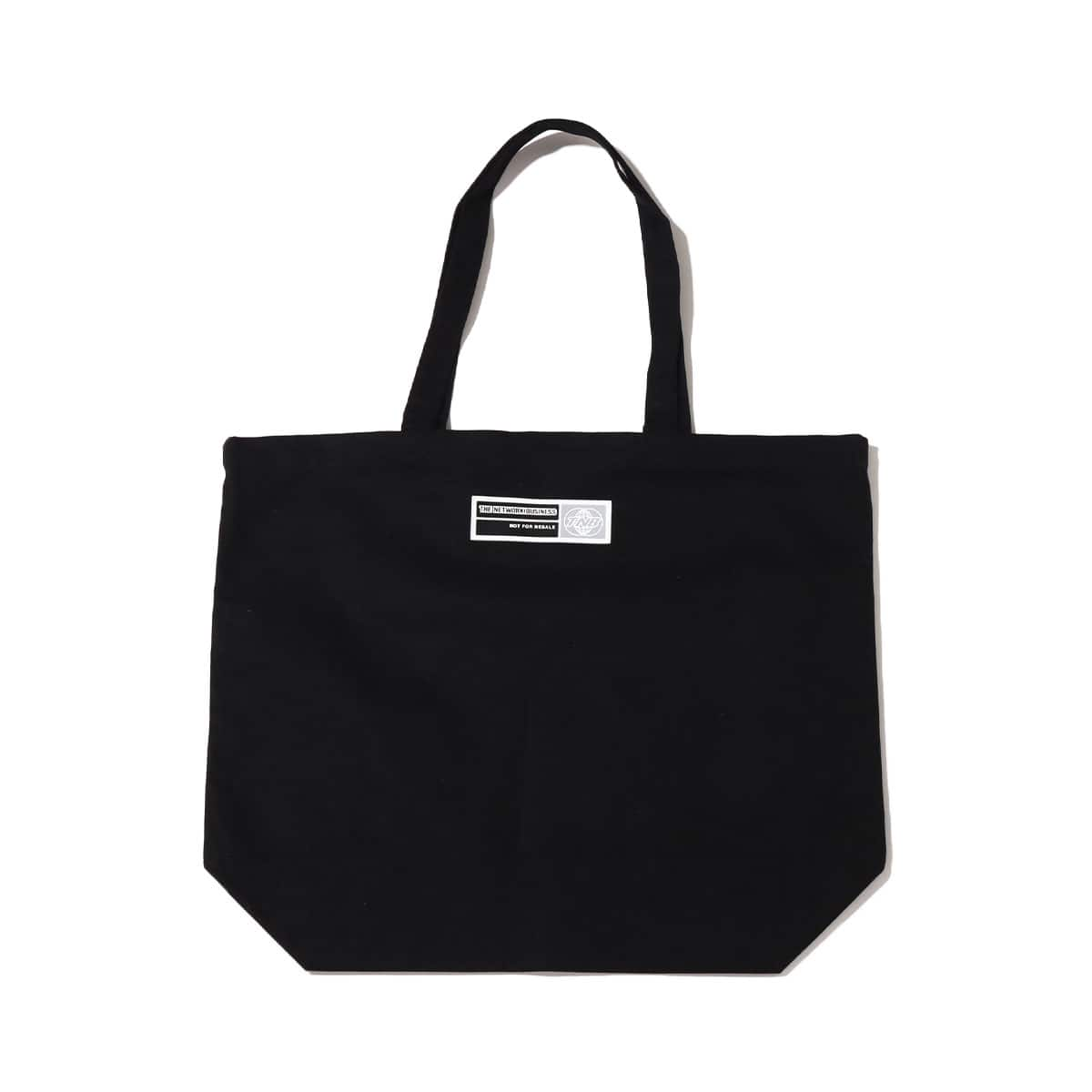 THE NETWORK BUSINESS x WOOD BRED TOTE BAG BLACK 22SU-I