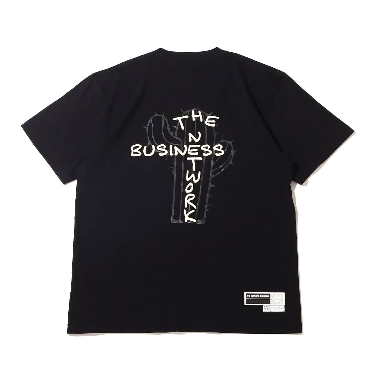 THE NETWORK BUSINESS CLEAR LOGO T.S TEE BLACK 22SU-I