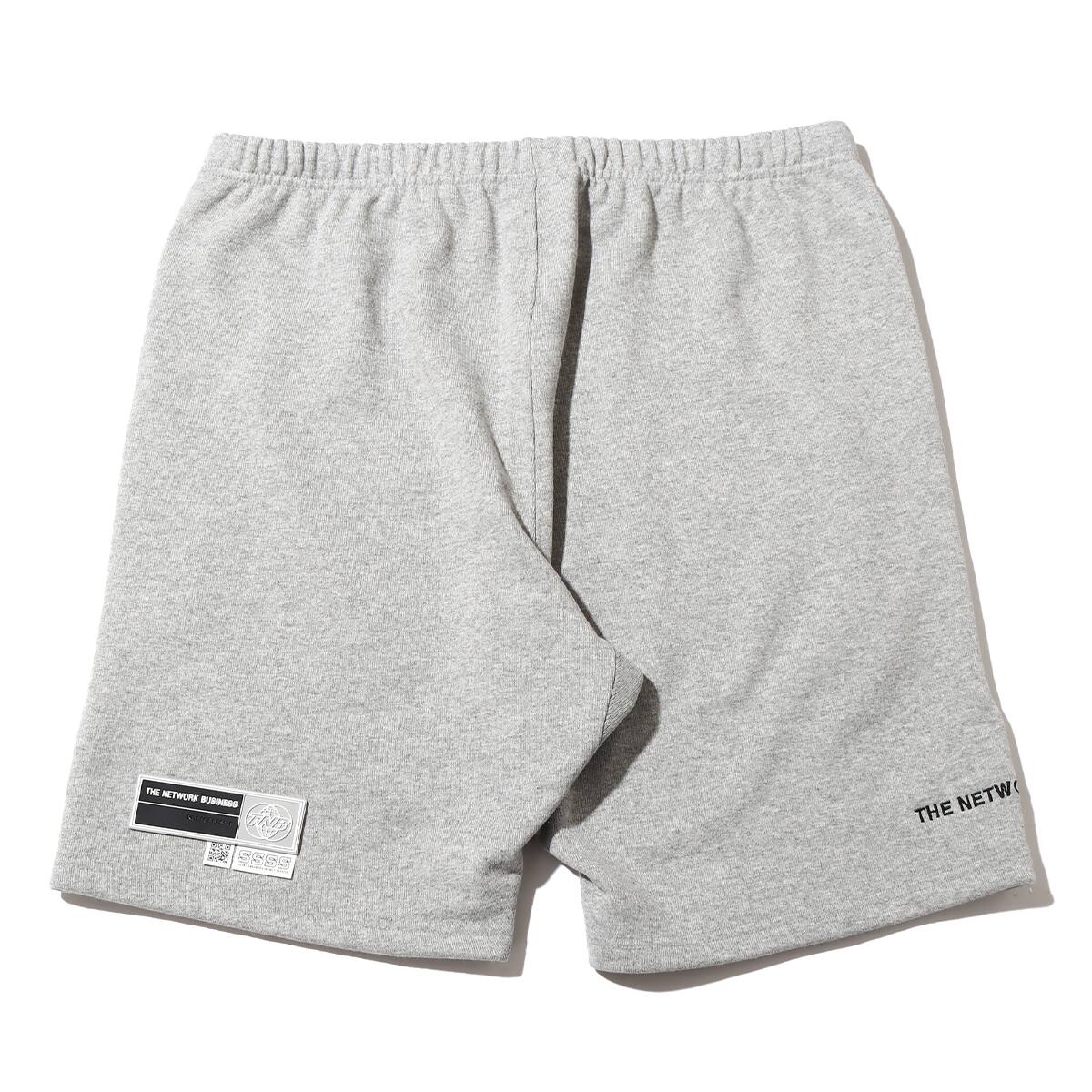 THE NETWORK BUSINESS TN LOGO SWEAT SHORT PANTS GREY 22SU-I