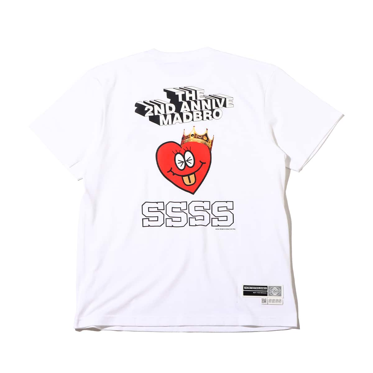 THE NETWORK BUSINESS x MADBRO 2nd ANNIVERSARY TEE WHITE 22SU-I