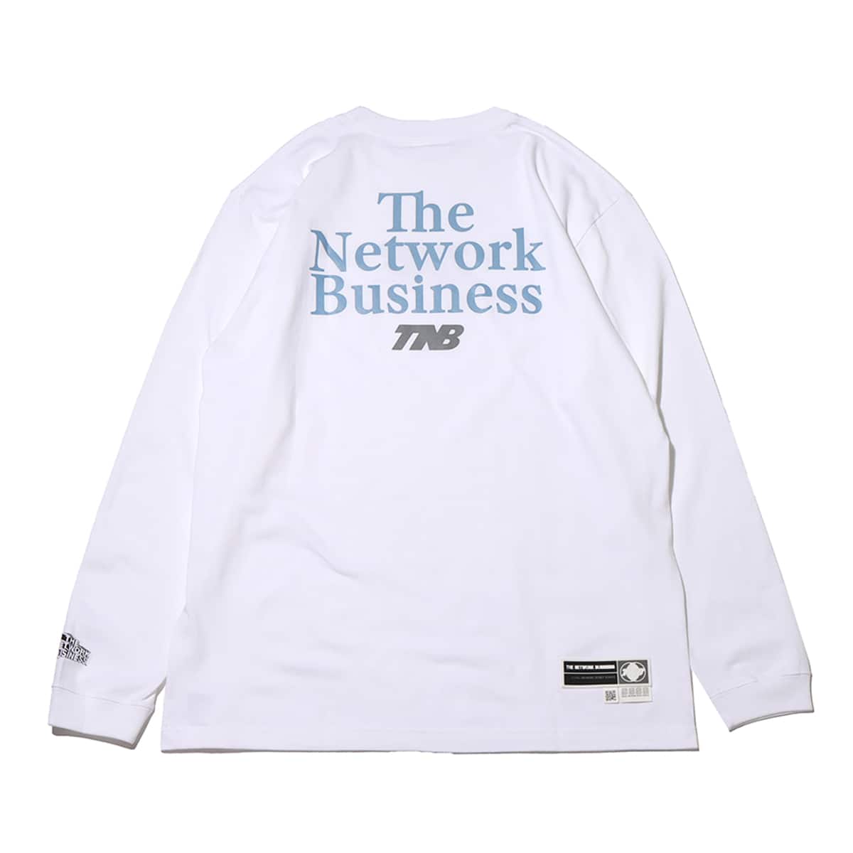 THE NETWORK BUSINESS TYO CITY L/S TEE WHITE 22SS-I