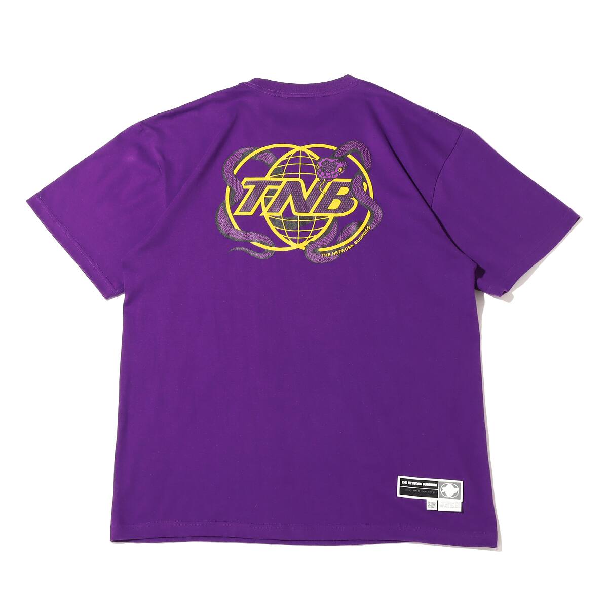 THE NETWORK BUSINESS SNAKE TEE PURPLEの画像