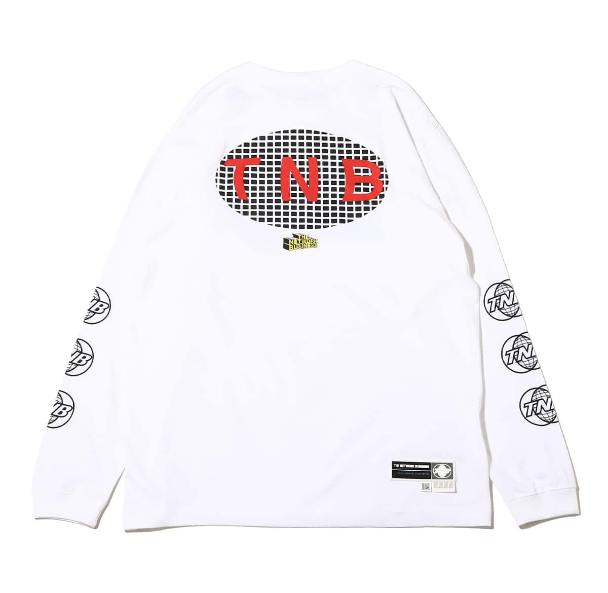 THE NETWORK BUSINESS ZF 95 L/S TEE WHITE 22FA-I
