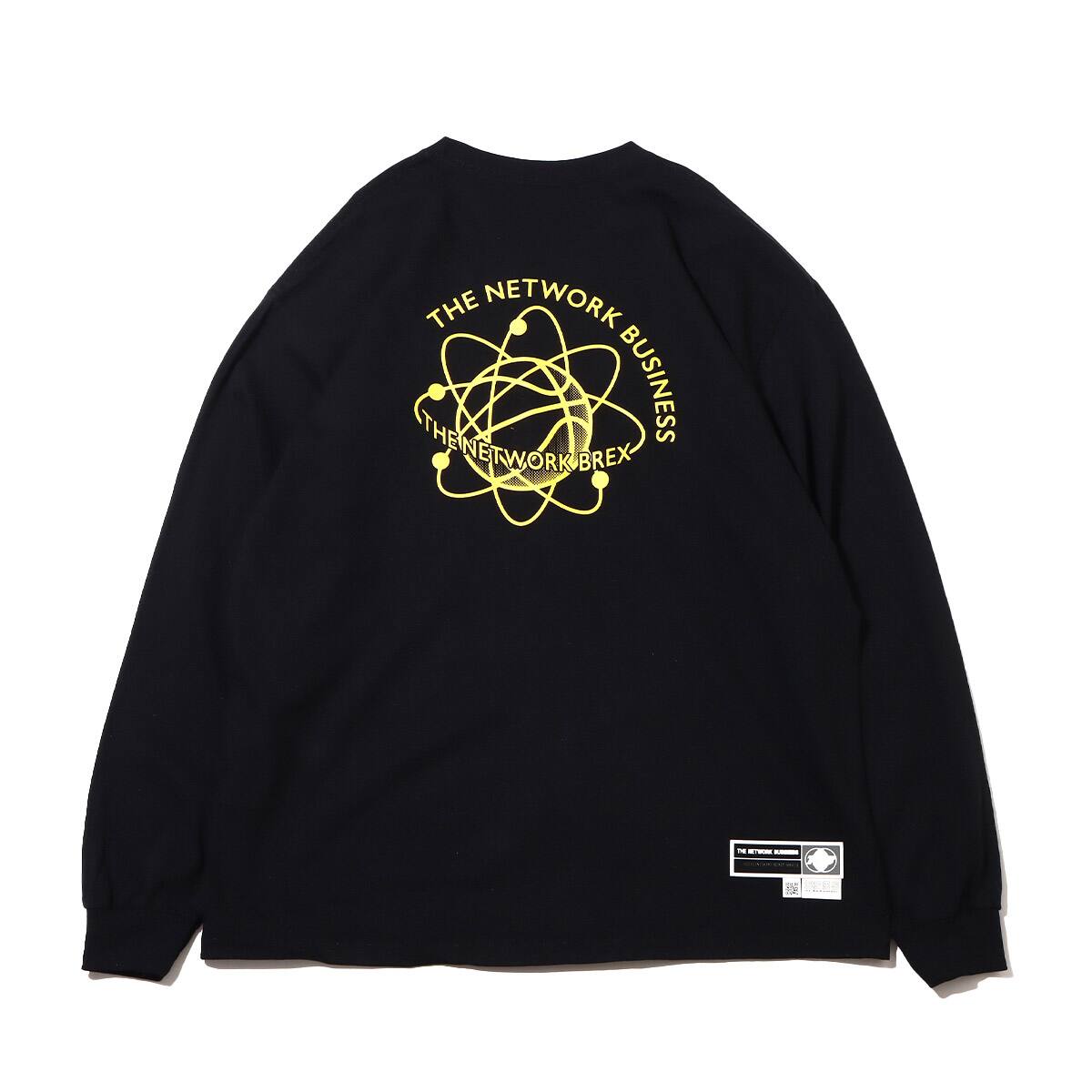 THE NETWORK BUSINESS × BREX WING FOOT L/S TEE BLACK 23SP-S