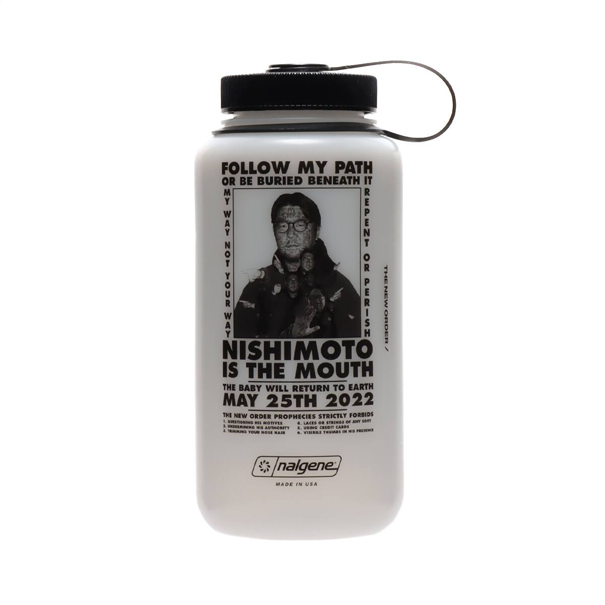 THE NEW ORDER NISHIMOTO IS THE MOUTH WATER BOTTLE WHITE 21SP-Iの画像
