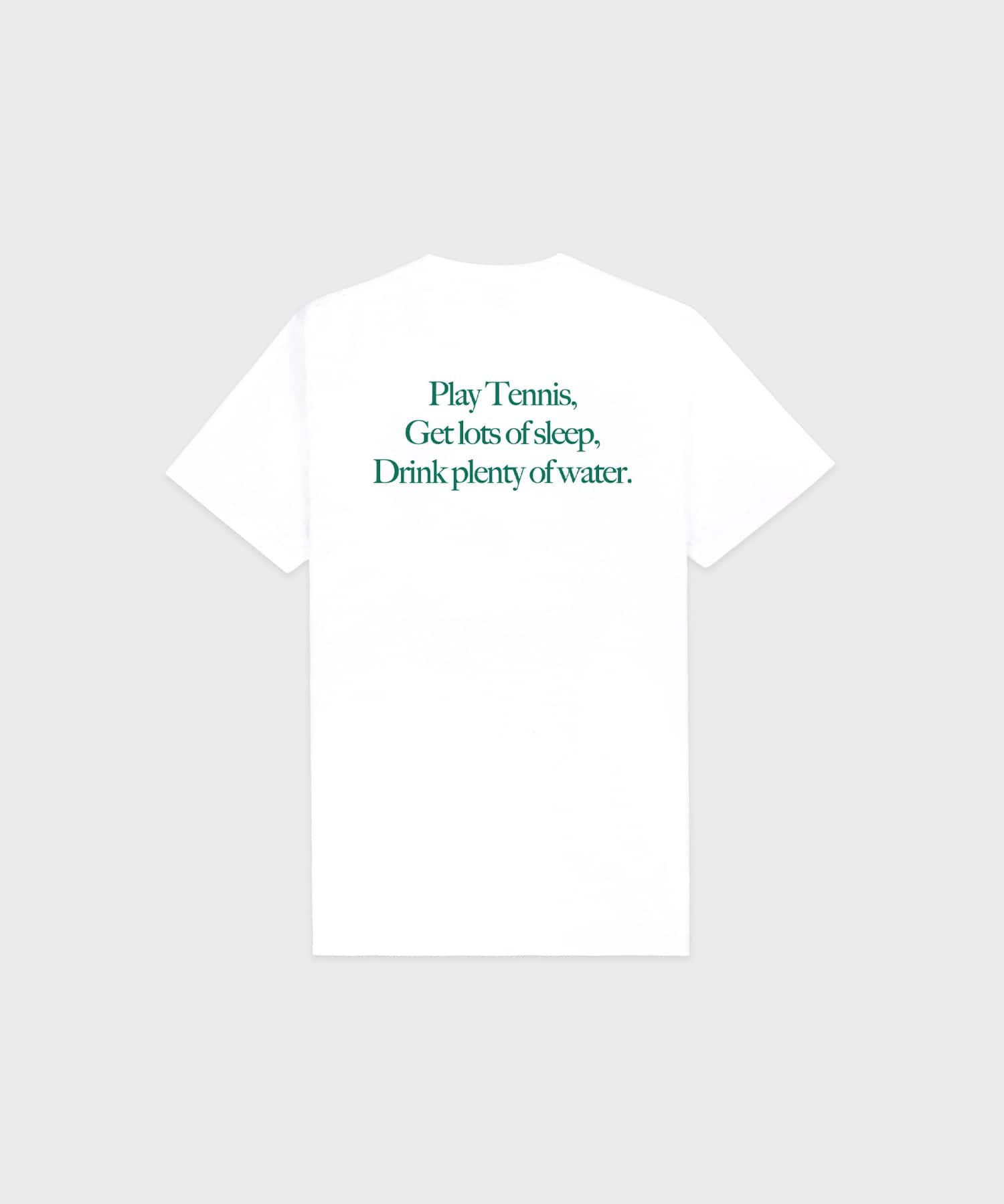 SPORTY&RICH Play Tennis T-Shirt Whiteの画像