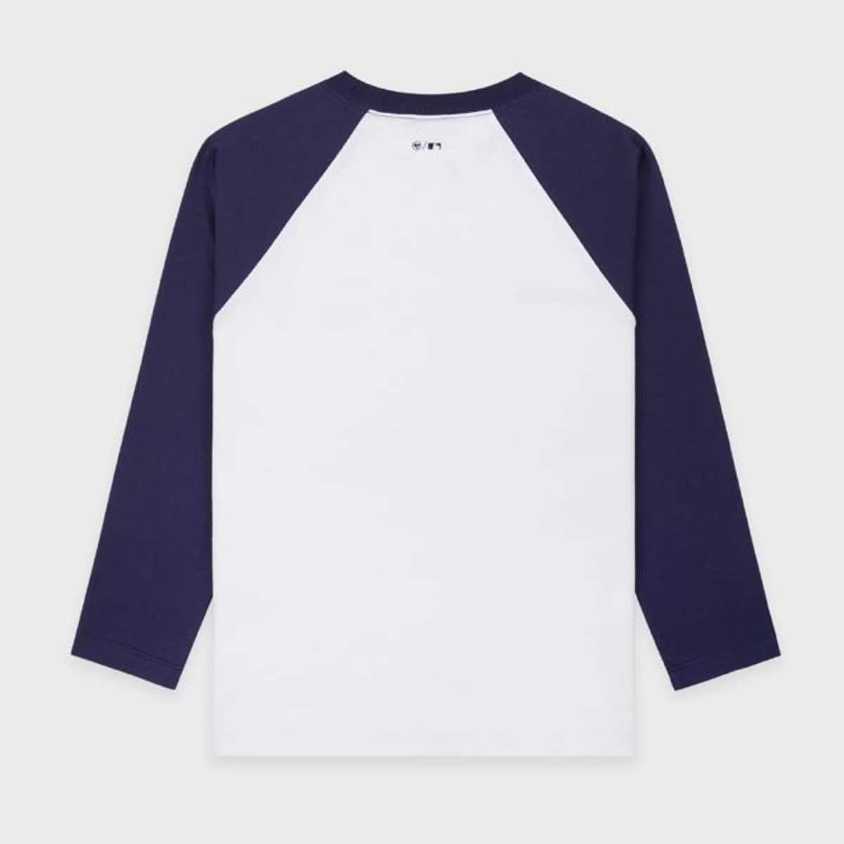SPORTY&RICH Yankees serif baseball tee White/Navy Navy SPORTY&RICH Yankees serif baseball tee White/Navy Navy