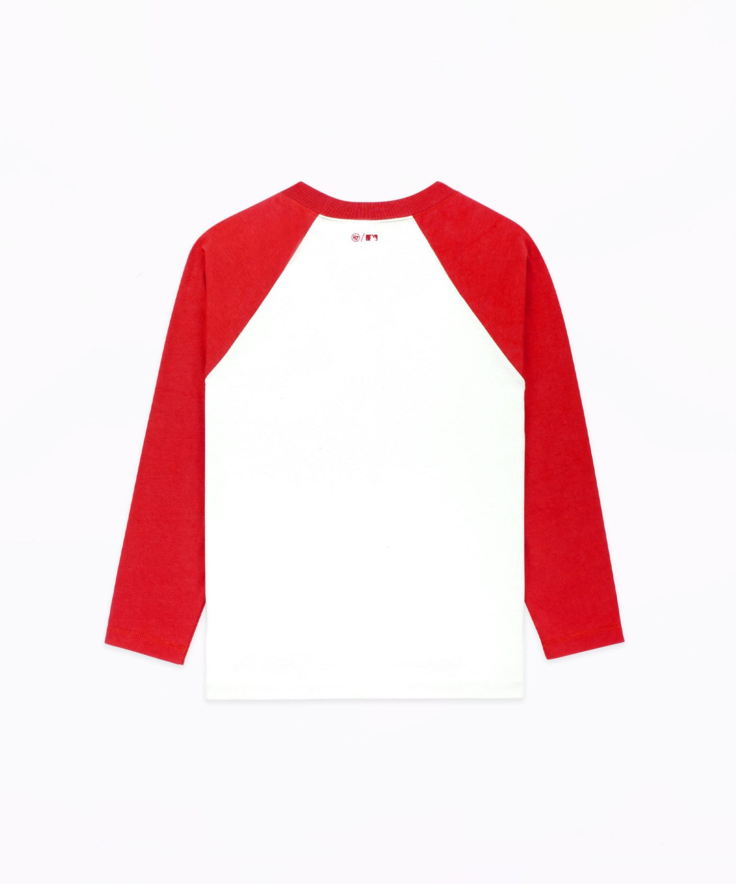 SPORTY＆RICH Yankees Serif Baseball Tee White/Fire redの画像