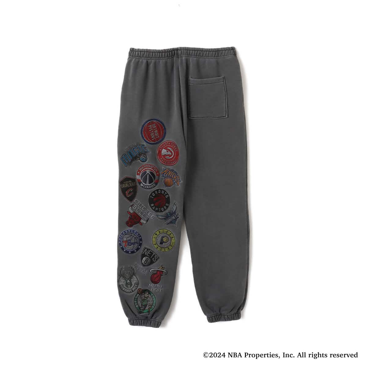 TOKYO 23 NBA All Team Patch Pigment Pants BLACK 24SS-I