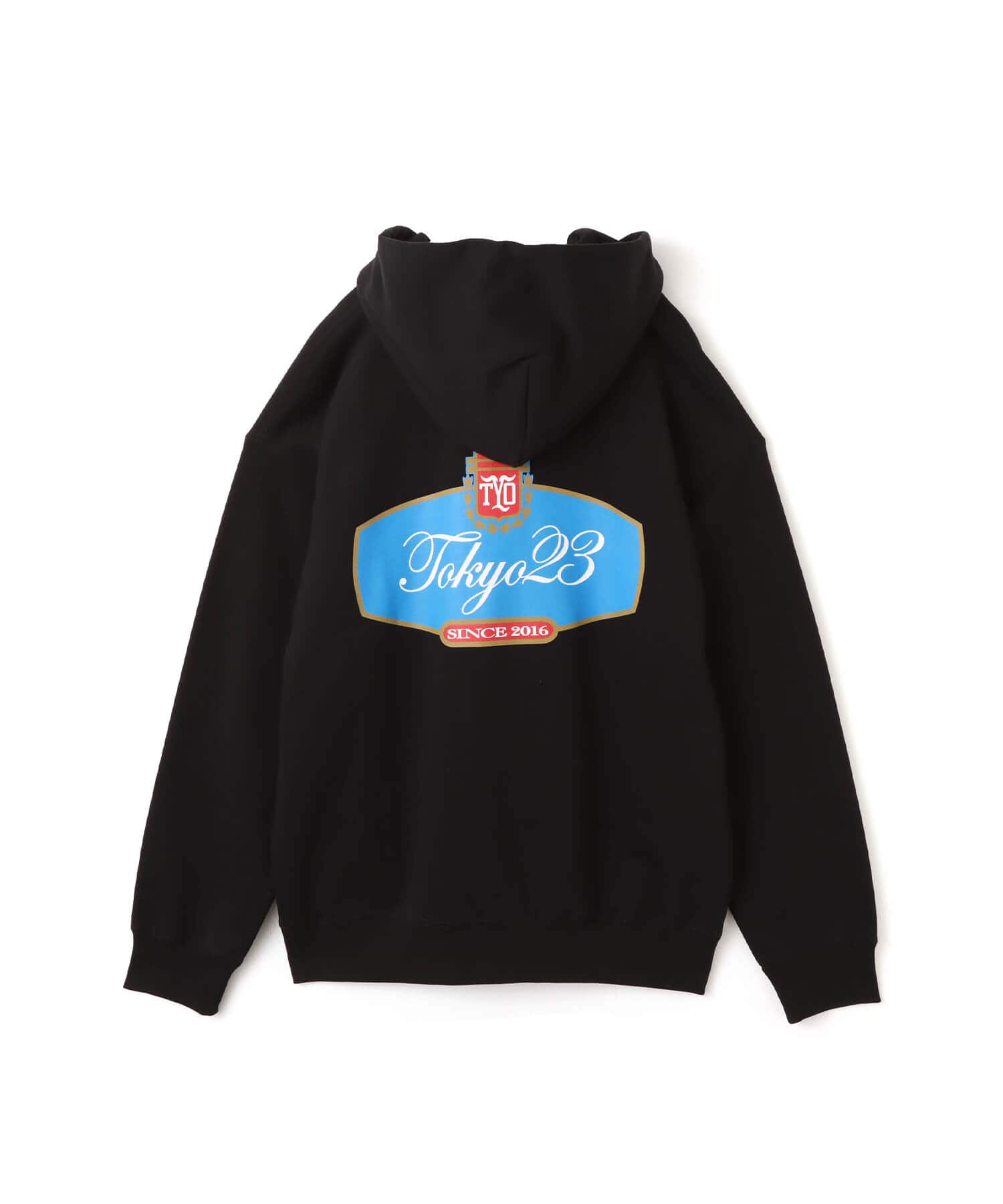 TOKYO 23 Emblem Hooded Sweatshirt BLACKの画像