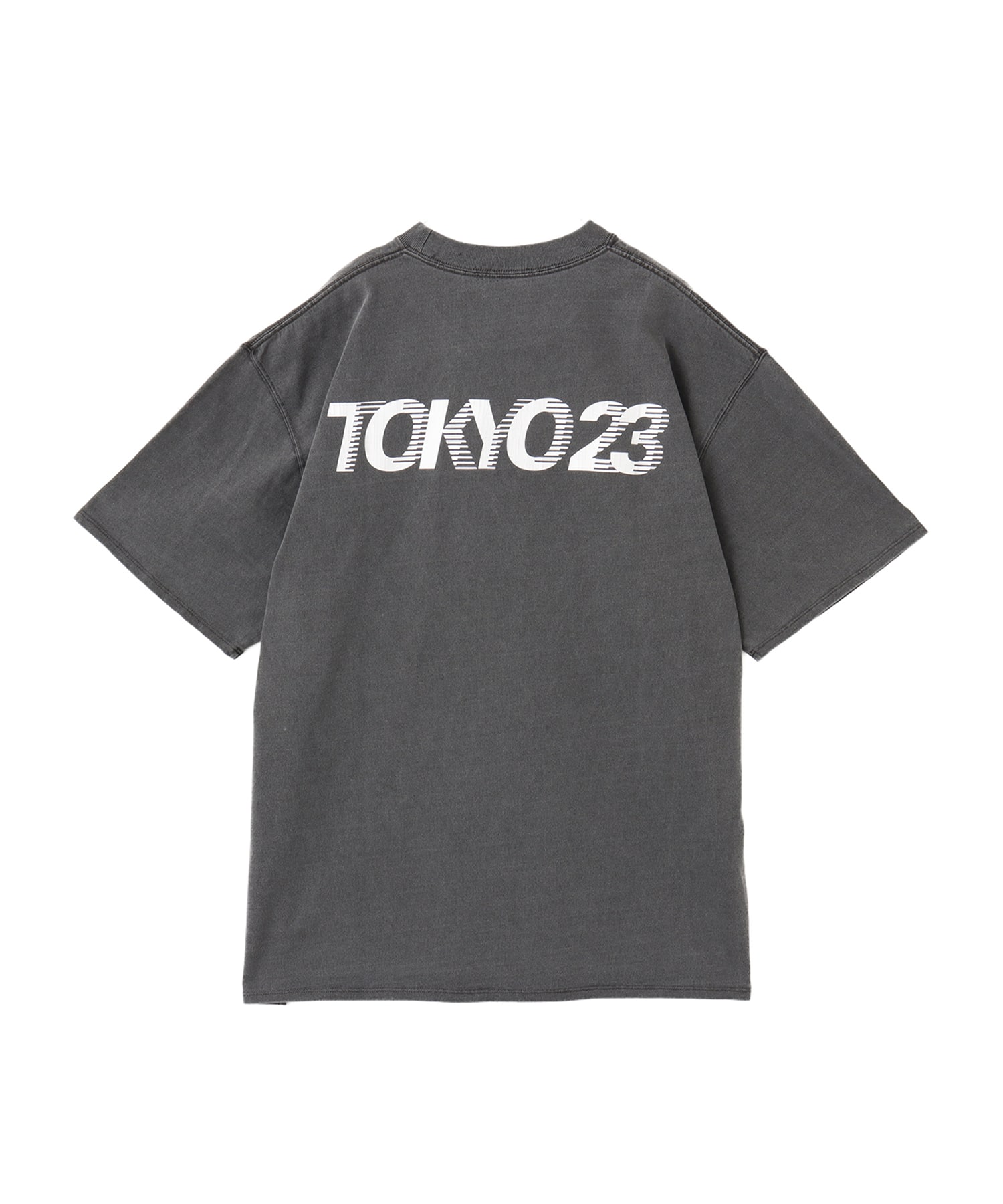 TOKYO 23 Racing Print T-shirt CHARCOAL（トウキョウ 23