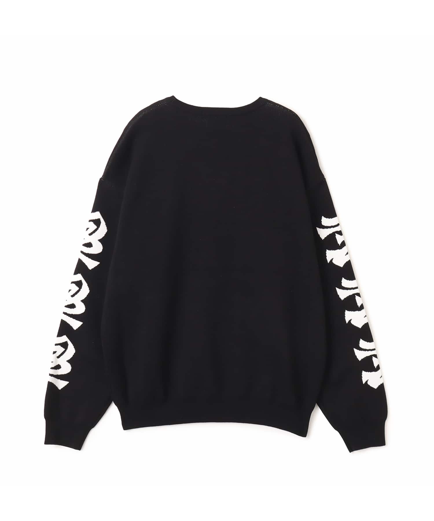TOKYO 23 Jaquard Logo Sweater BLACKの画像