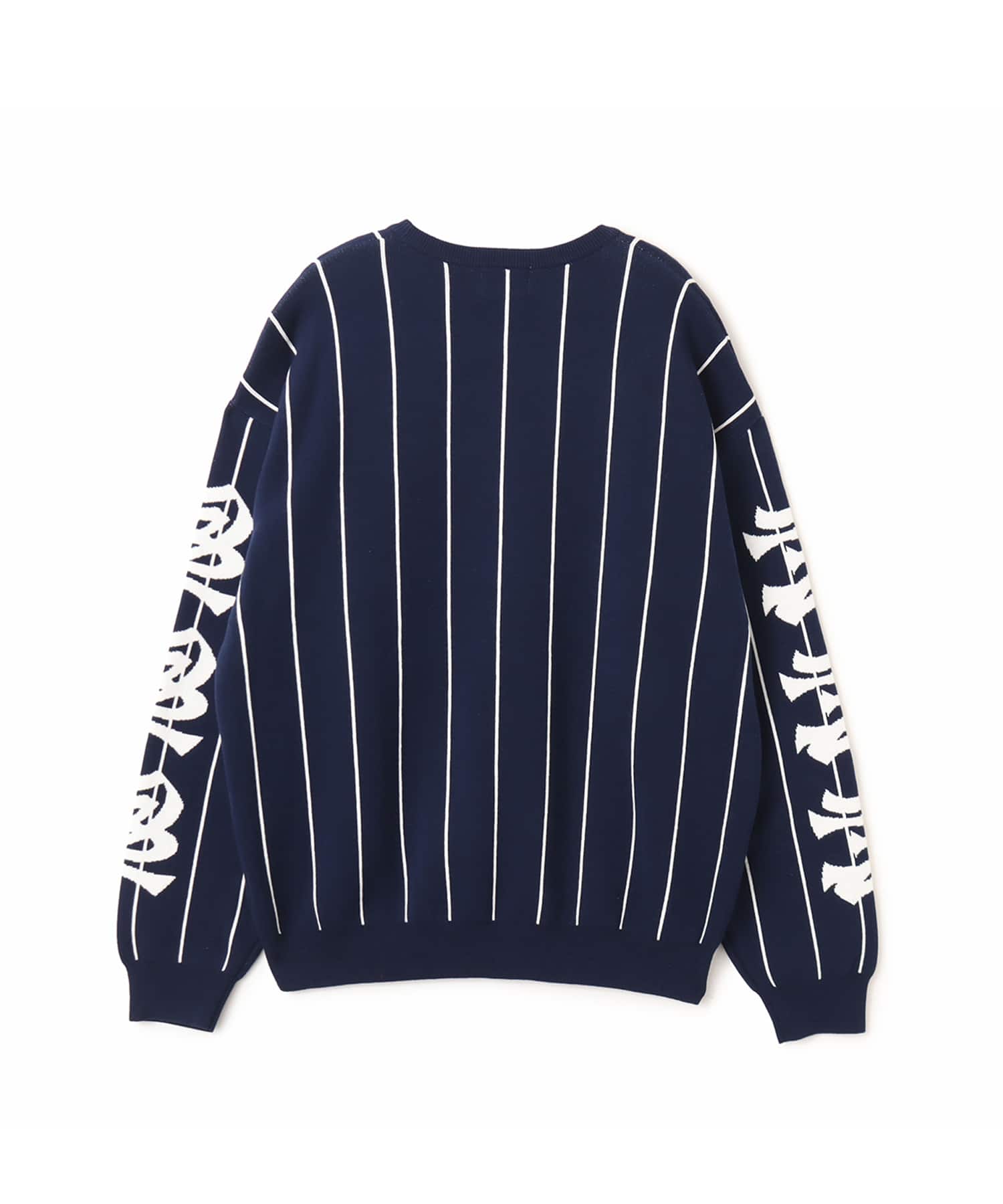TOKYO 23 Jaquard Logo Sweater NAVYの画像