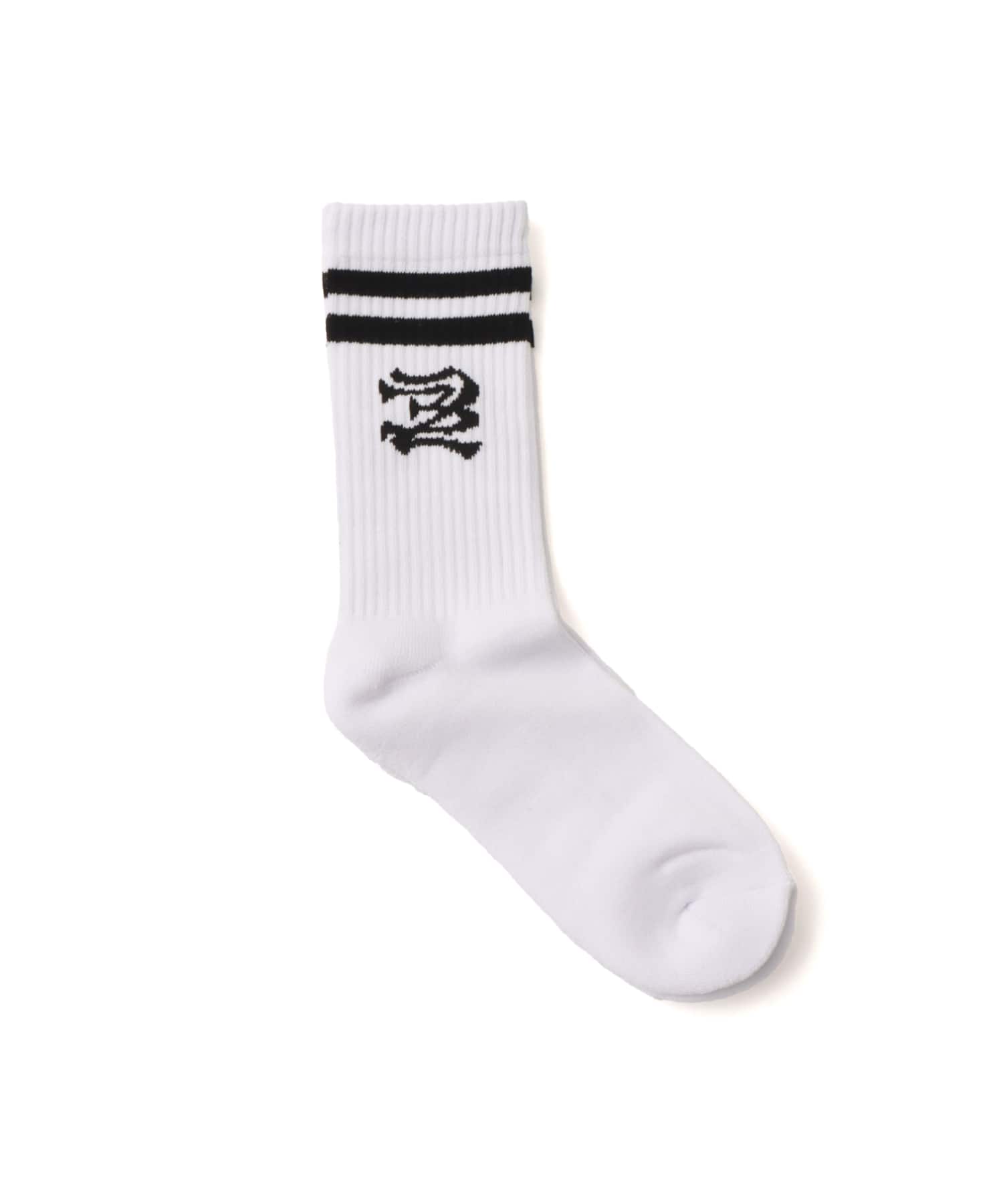 TOKYO 23 Line Logo Socks WHITEの画像
