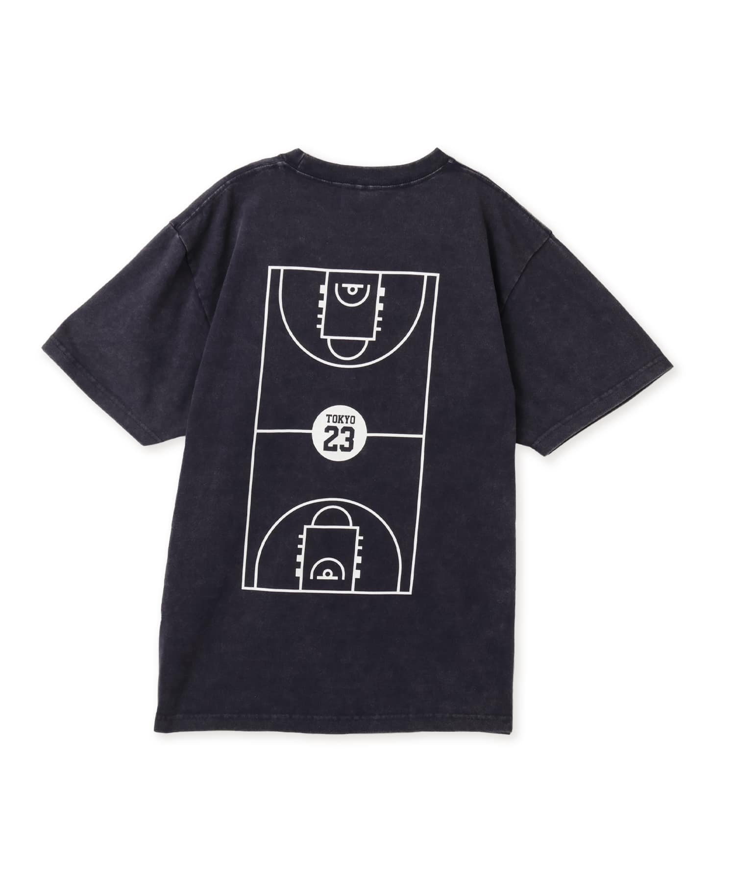 TOKYO 23 Over-dyed Full Court T-shirt DARK NAVYの画像