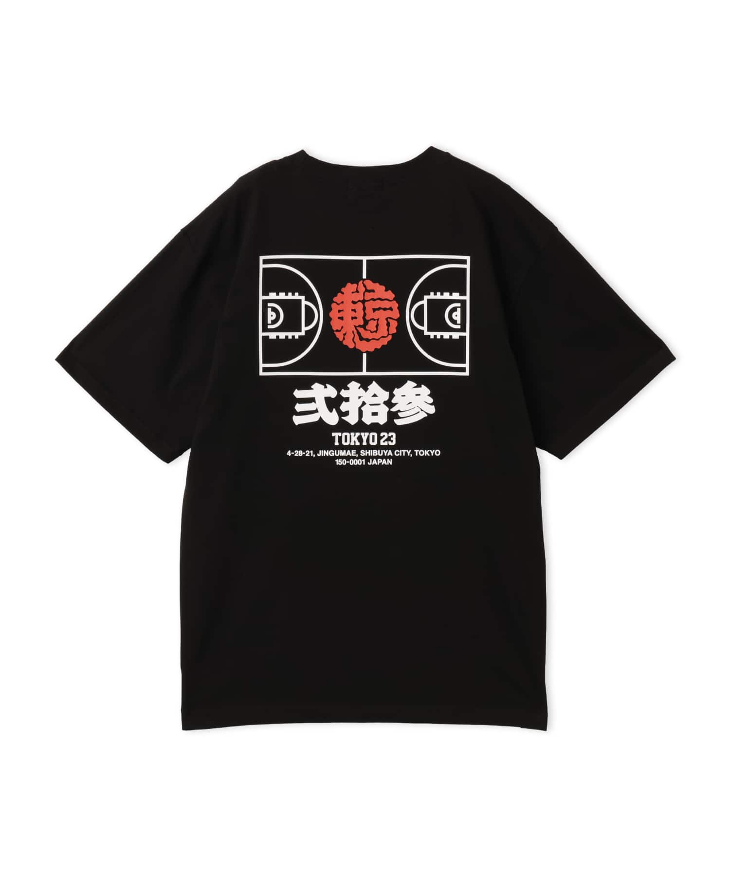 TOKYO 23 Court Essential T-shirt BLACKの画像