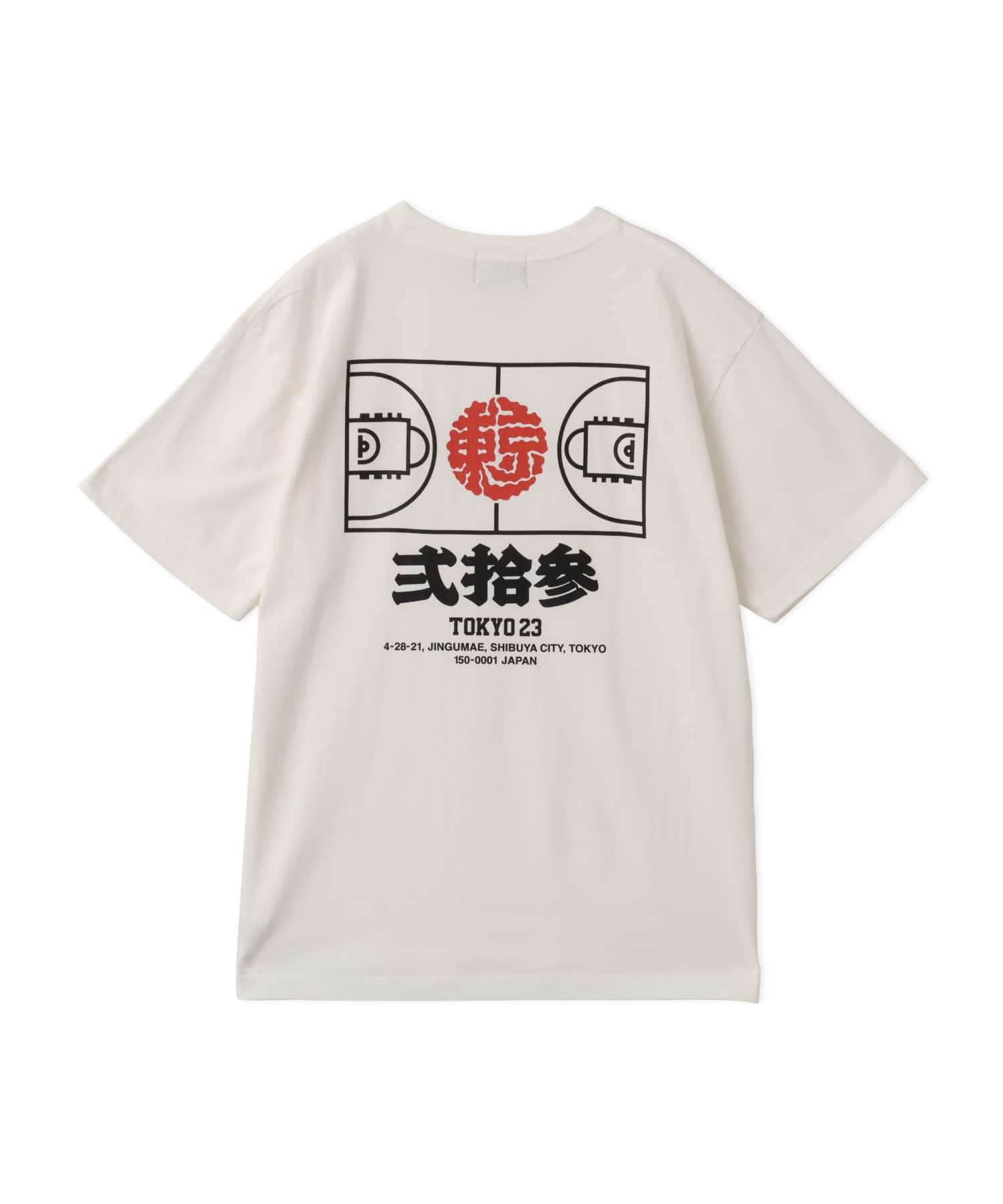 TOKYO 23 Court Essential T-shirt WHITEの画像
