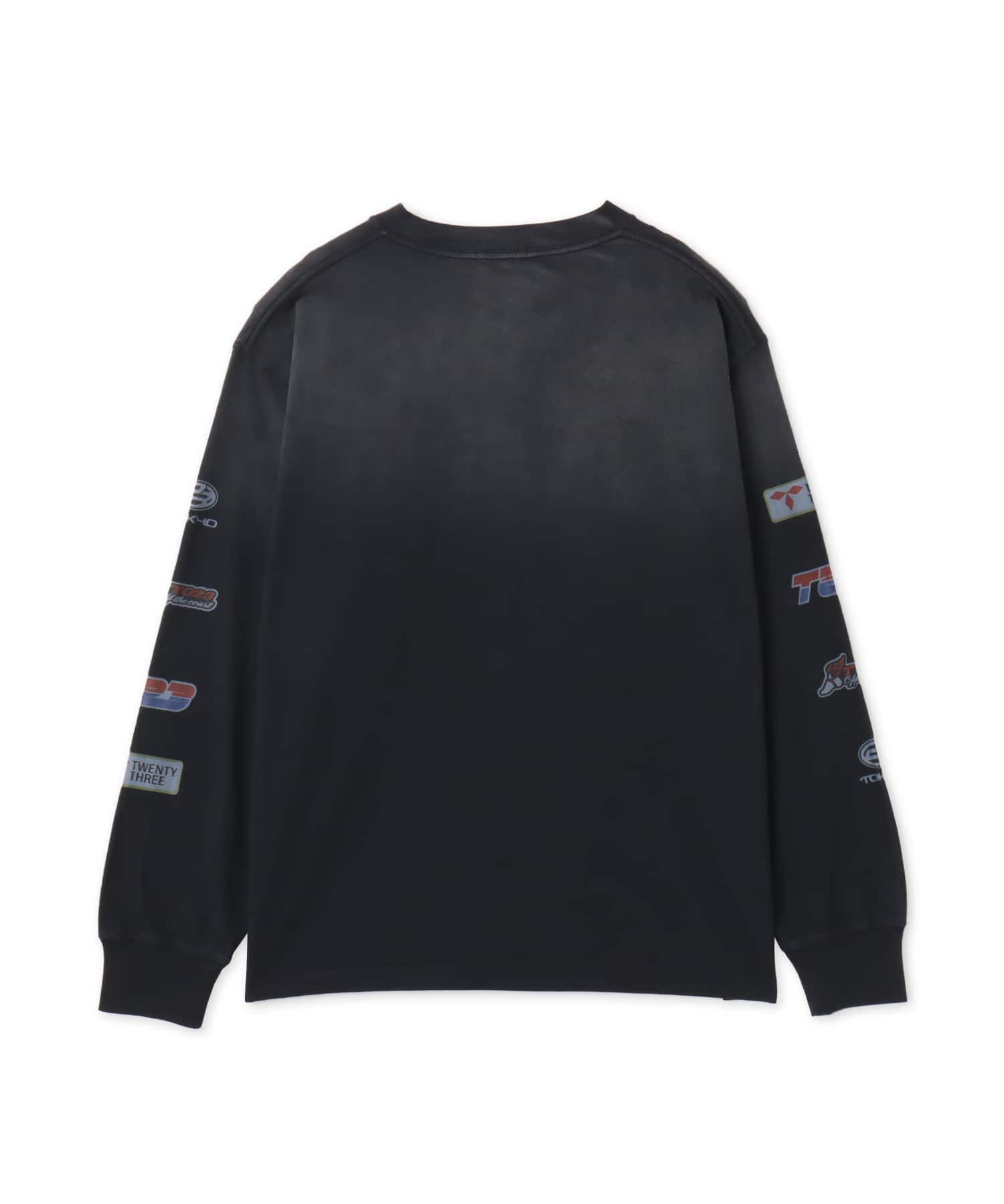 TOKYO 23 Vintage Racing Print LS T-shirt BLACKの画像