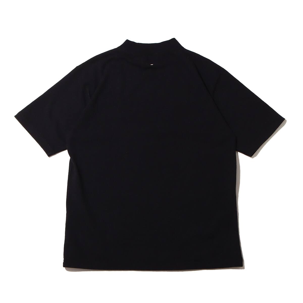 snow peak Recycled Cotton Heavy Mockneck Tshirt Black 23SP-Iの画像