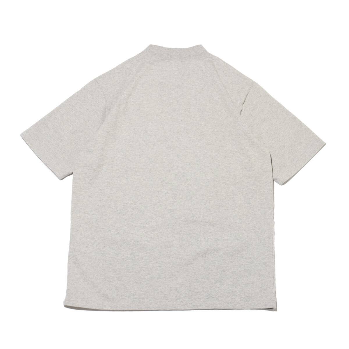 snow peak RecycledCotton HeavyMockneckT-Shirt M.Greyの画像