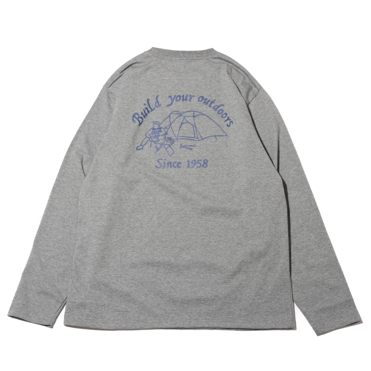 snow peak SP Camping Club Long Sleeve T-Shirt M.greyの画像