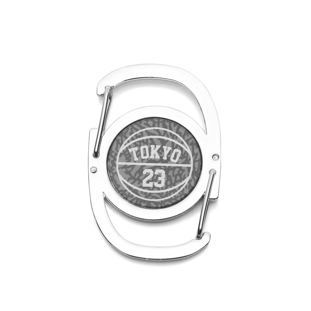 TOKYO 23 CIRCLE LOGO CARABINER  BLACK 18SS-Iの画像