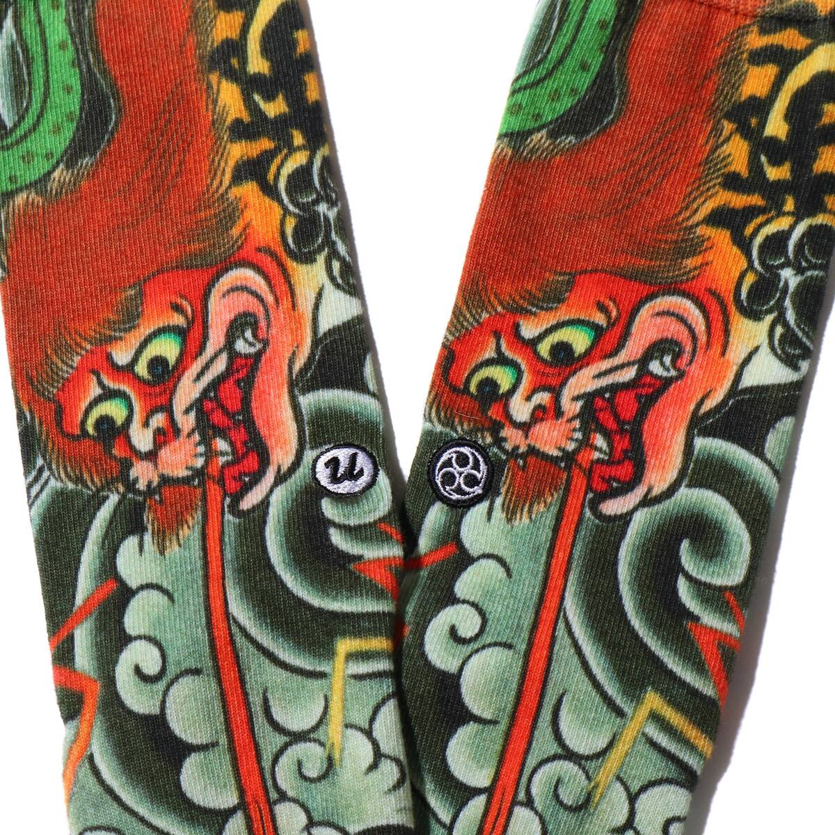 UBIQ“IREZUMI” SOCKS (Nue) Designed by Horitatsu BLACKの画像