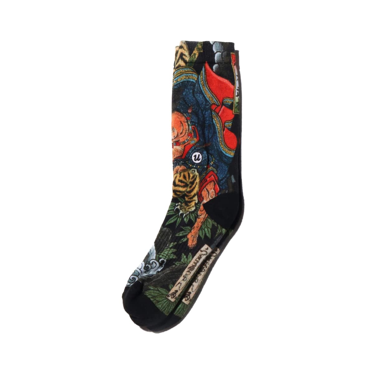 UBIQ “IREZUMI” SOCKS Gyousya-Busyo Designed by Ukiyoemon BLACK 20SP-Iの画像