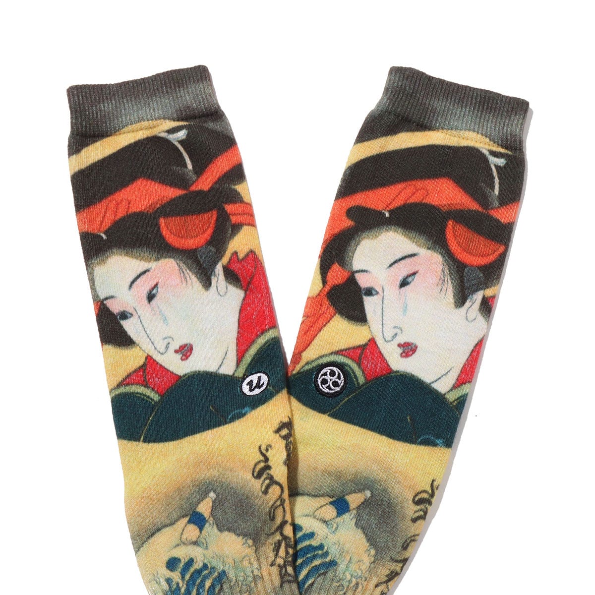UBIQ “IREZUMI” SOCKS (Umi to Onna) Designed by Horihiro BLACK 20SP-Iの画像