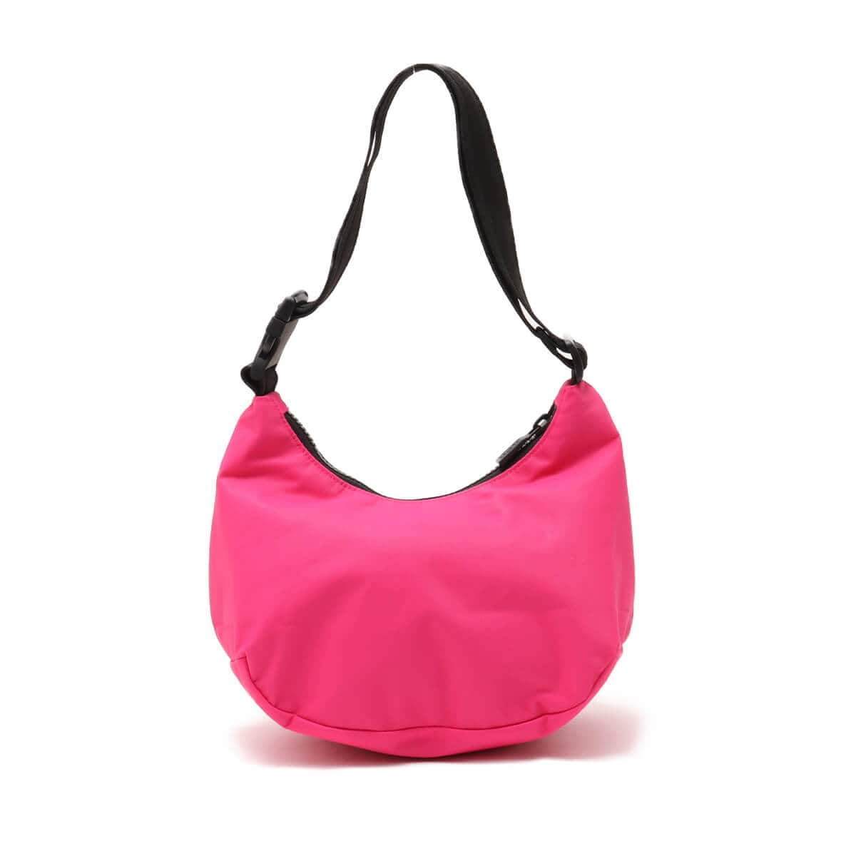 HUNTER NYLON MINI HOBO Magenta Flax の画像